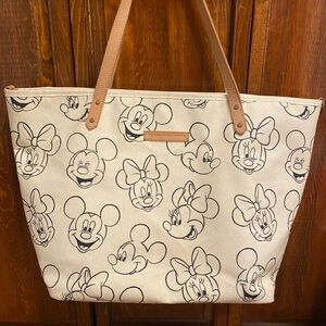 Petunia Pickle Bottom Mickey and Minnie Sketch Tote